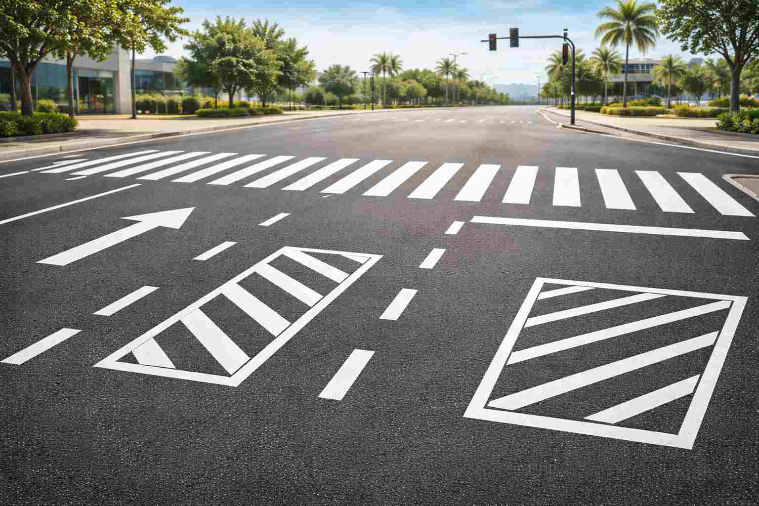 Quais são as cores da sinalização horizontal? – Simulado Detran SP